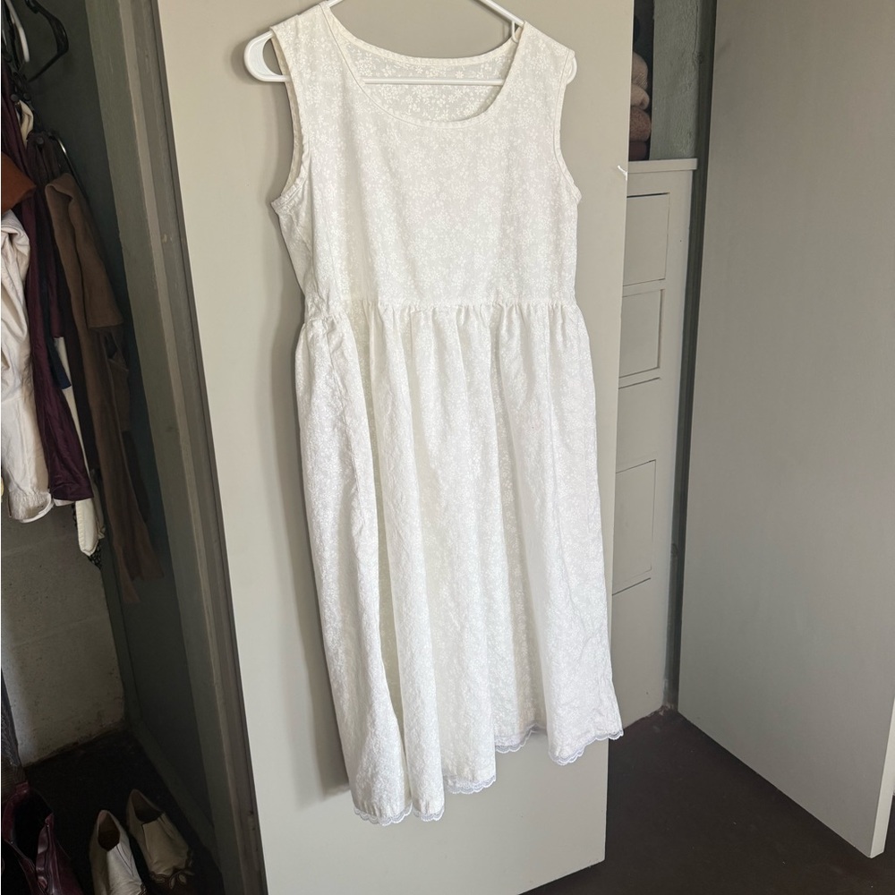 Handmade white dress